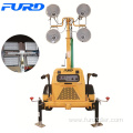 7 Meters Telescopic Mobile LED Tower Light With Diesel Generator